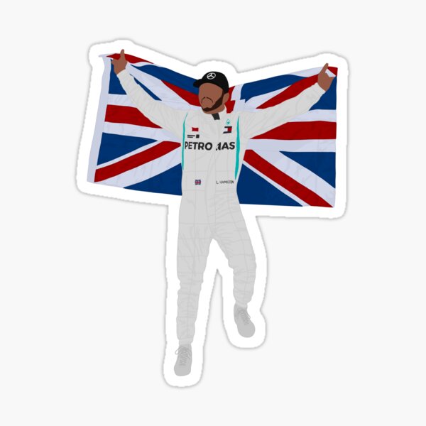 Lewis Hamilton winning his 7th World Title Sticker