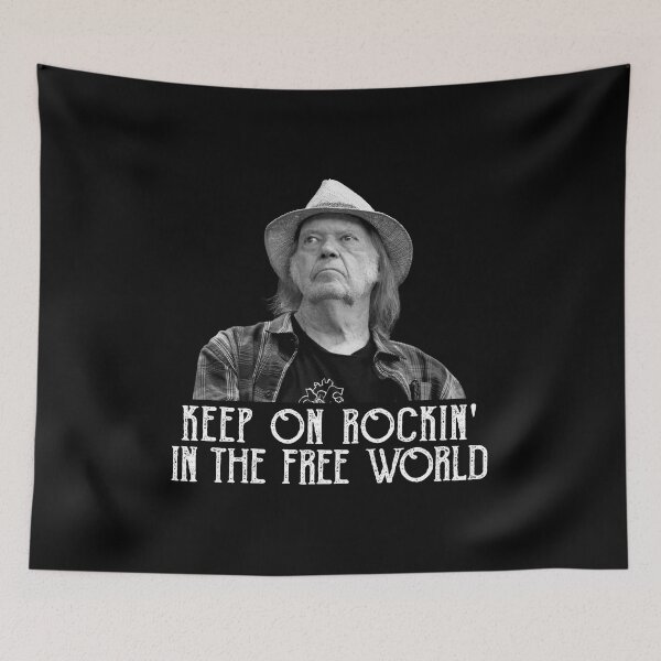 Item preview, Keep On Rockin' In The Free World Neil Gift designed and sold by LineRoed.