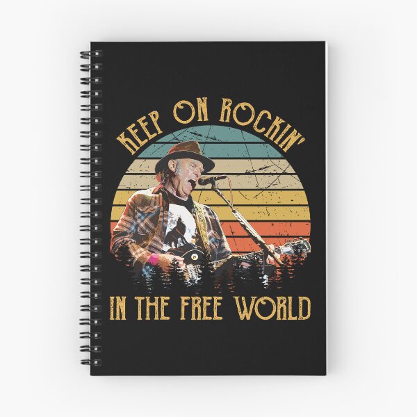 Item preview, Neil Keep On Rockin' In The Free World Vintage designed and sold by LineRoed.