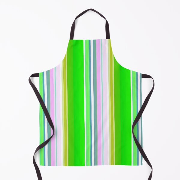 Item preview, Green and white vertical striped - green color designed and sold by lausn.