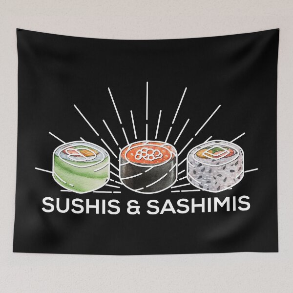 Item preview, Sushis y Sashimis minimalistas - Letterkenny designed and sold by PincGeneral.