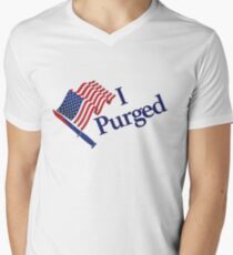 I Purged Men's V-Neck T-Shirt