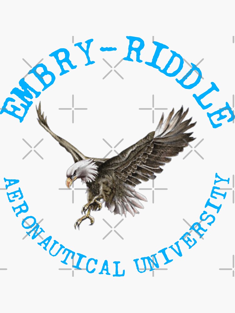"Embry Riddle aeronautical university" Sticker by AddictionStore