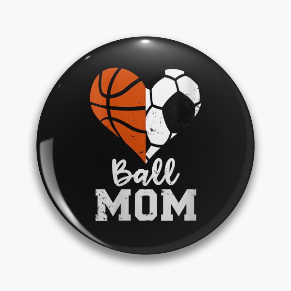 Item preview, Womens Ball Mom Heart Funny Soccer Basketball Mom designed and sold by Chloe43212.