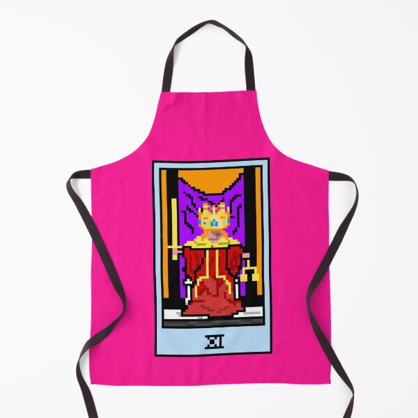 Item preview, Wait, is this pixel art tarot? Pink - Major Arcana 'Justice' (Design for T-shirt, stickers and other accessories) designed and sold by Pixel Waite.