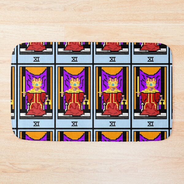Item preview, Wait, is this pixel art tarot? Pink - Major Arcana 'Justice' (Design for T-shirt, stickers and other accessories) designed and sold by Pixel Waite.