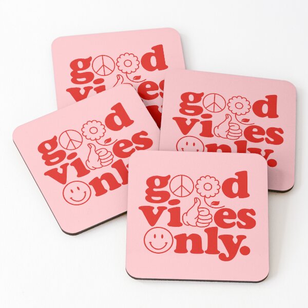 Item preview, Good Vibes Only {Pink & Red Version} designed and sold by TheLoveShop.