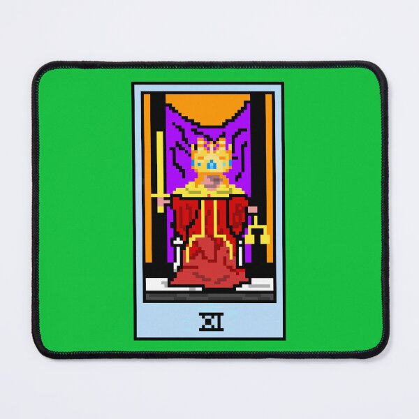 Item preview, Wait, is this pixel art tarot? Green - Major Arcana 'Justice' (Design for T-shirt, stickers and other accessories) designed and sold by Pixel Waite.