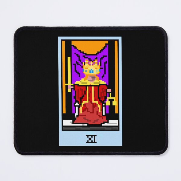 Item preview, Wait, is this pixel art tarot? Black - Major Arcana 'Justice' (Design for T-shirt, stickers and other accessories) designed and sold by Pixel Waite.