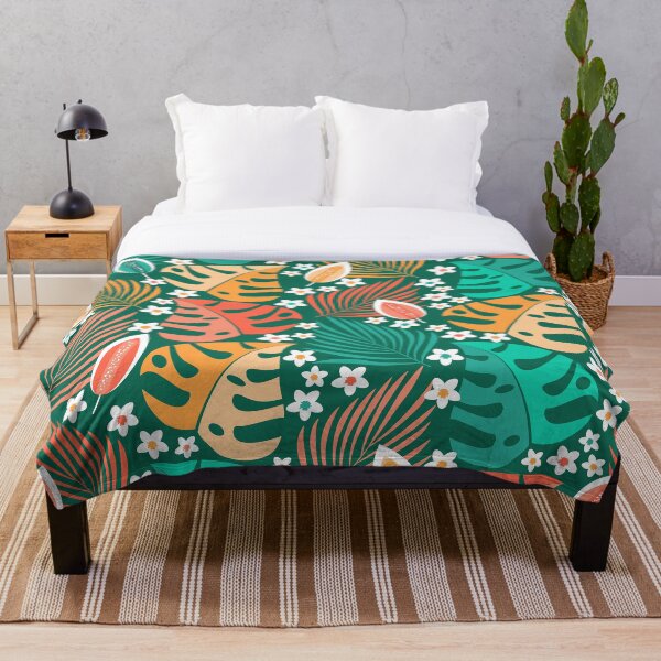 Aperçu de l'œuvre Feuilles tropicales créée et vendue par Insvy Design Studio.