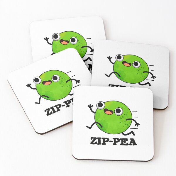Item preview, Zip-pea Funny Zippy Pea Puns  designed and sold by punnybone.