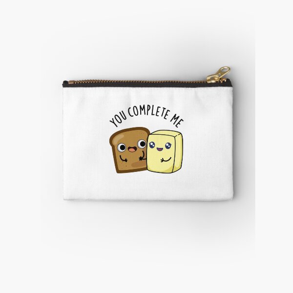 Item preview, You Complete Me Funny Bread Butter Puns  designed and sold by punnybone.