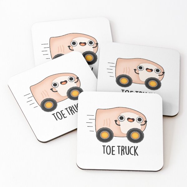 Item preview, Toe Truck Funny Anatomy Puns  designed and sold by punnybone.