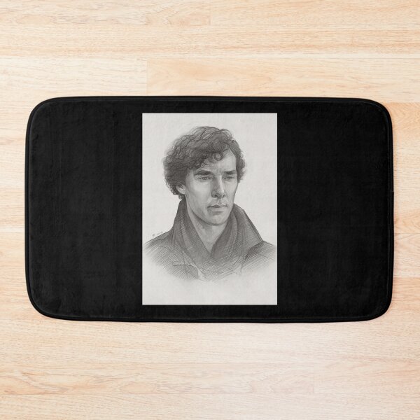Item preview, Sherlock, Benedict Cumberbatch, Pencil sketch, ART Print designed and sold by HetorHolon.