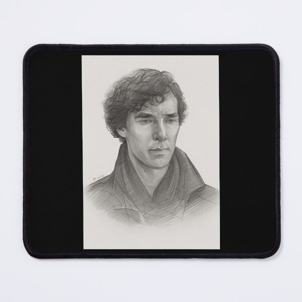 Item preview, Sherlock, Benedict Cumberbatch, Pencil sketch, ART Print designed and sold by HetorHolon.
