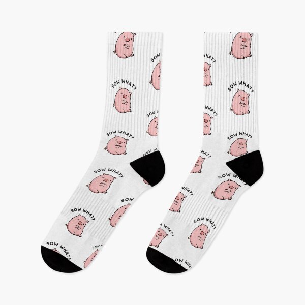 Item preview, Sow What Sassy Pig Puns  designed and sold by punnybone.