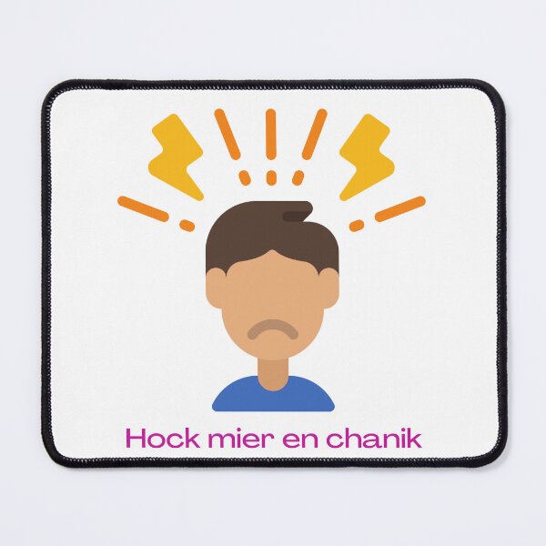 Item preview, Hock mier en chanik -Funny Yiddish Quotes designed and sold by MikeMargolisArt.