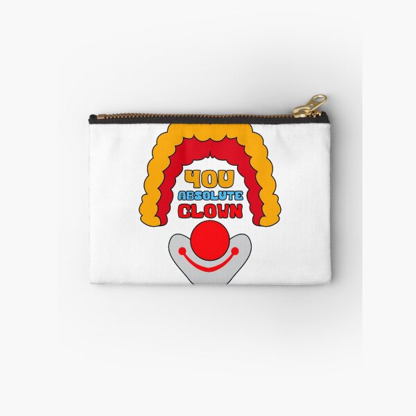 Item preview, You Absolute Clown Funny Meme Blue Yellow Red Text Design designed and sold by Raju-Creative.