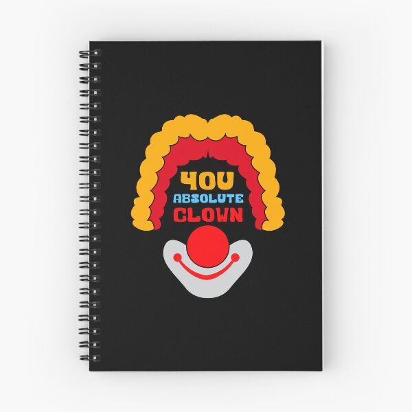 Item preview, You Absolute Clown Funny Meme Blue Yellow Red Text Design designed and sold by Raju-Creative.