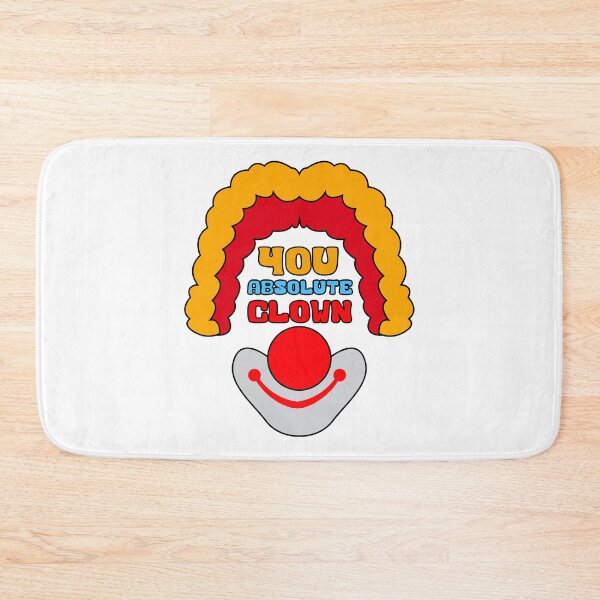 Item preview, You Absolute Clown Funny Meme Blue Yellow Red Text Design designed and sold by Raju-Creative.