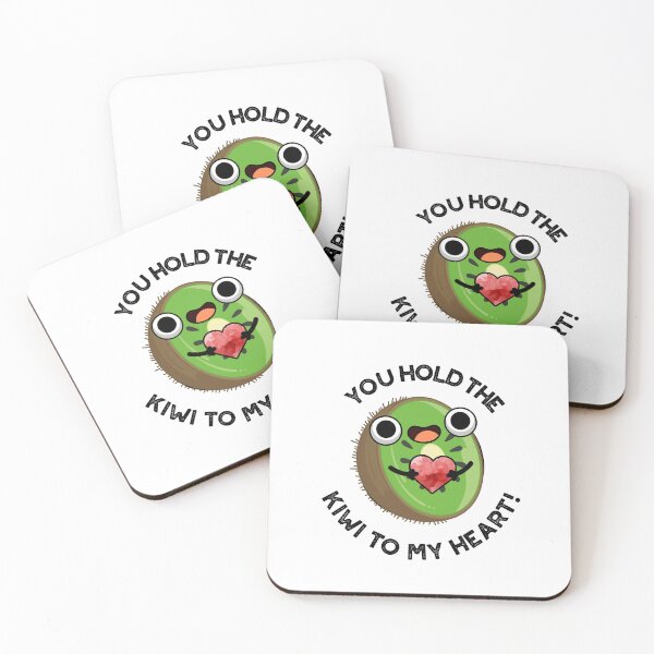 Item preview, You Hold The Kiwi To My Heart Funny Fruit Puns  designed and sold by punnybone.