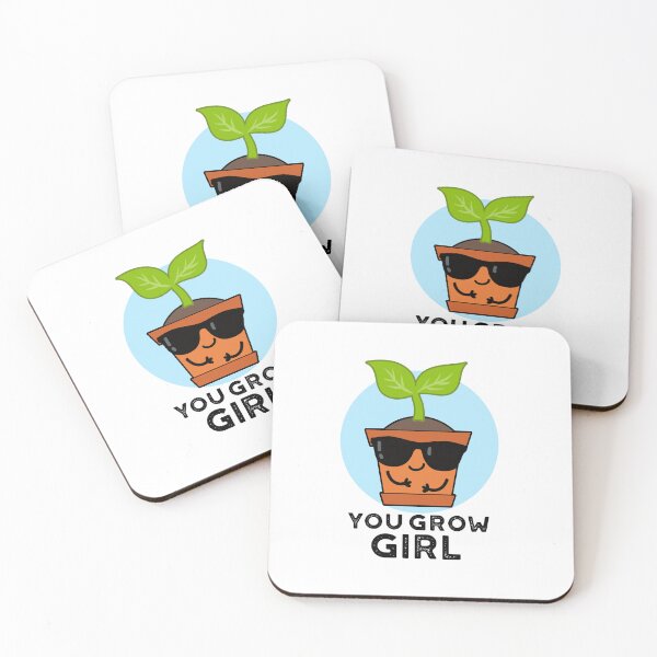 Item preview, You Grow Girl Funny Plant Puns  designed and sold by punnybone.