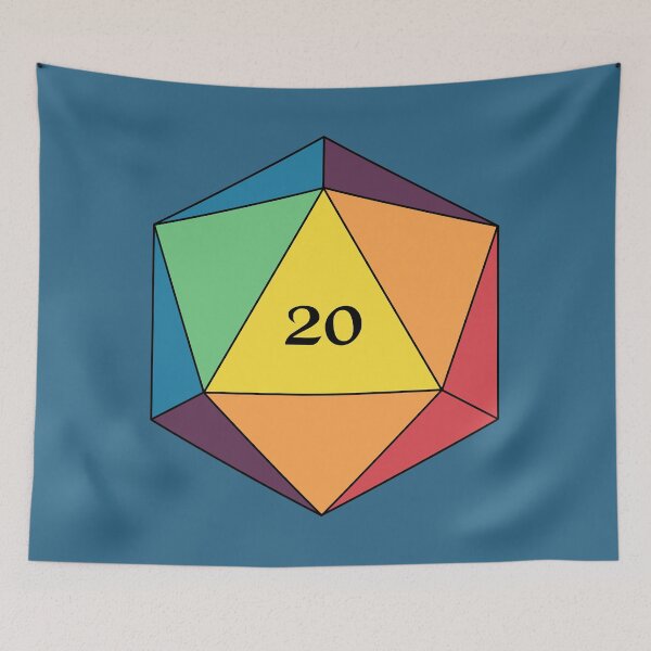 Item preview, Rainbow d20 designed and sold by HetorHolon.