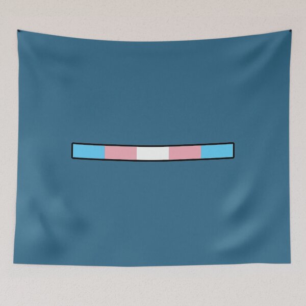 Item preview, Subtle Transgender Pride Flag Strip designed and sold by HetorHolon.
