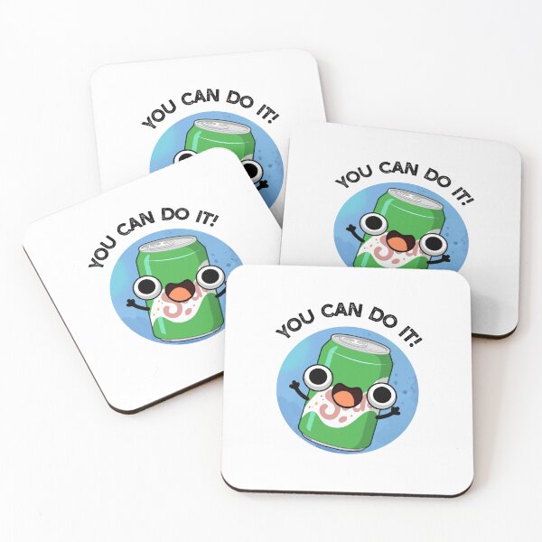 Item preview, You Can Do It Funny Soda Pop Puns  designed and sold by punnybone.