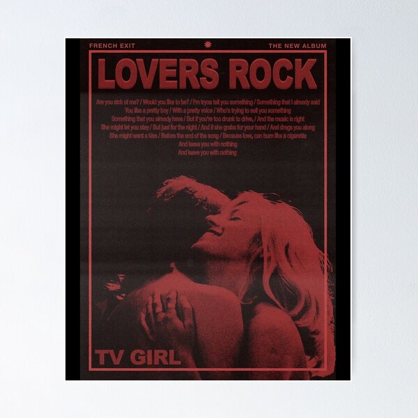 Item preview, TV Girl Lovers Rock Poster designed and sold by HetorHolon.