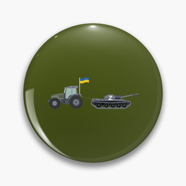 Item preview, Ukrainian Farmer Towing Russian Tank Funny  designed and sold by HetorHolon.
