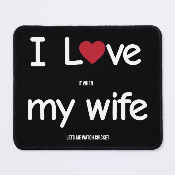 Item preview, Funny Indian Pakistani Wife Husband Quote Cricket Joke designed and sold by alltheprints.