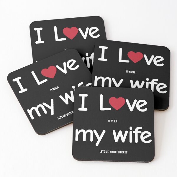 Item preview, Funny Indian Pakistani Wife Husband Quote Cricket Joke designed and sold by alltheprints.