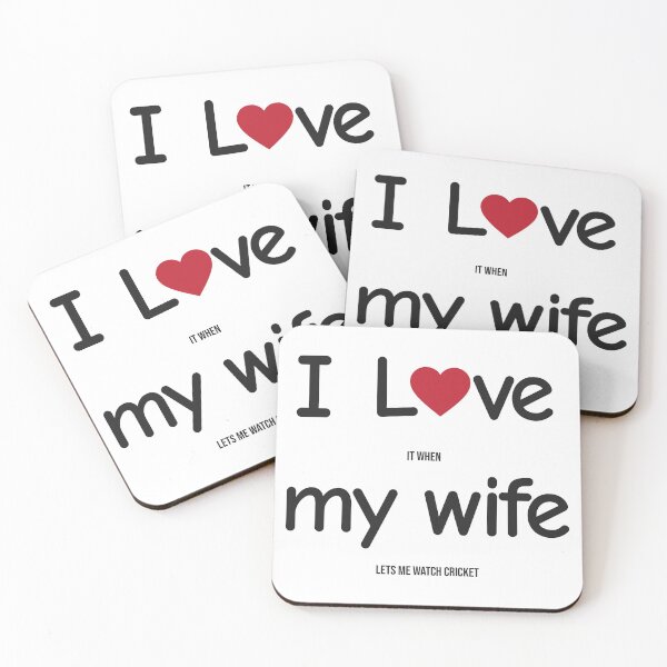 Item preview, Funny Indian Pakistani Wife Husband Quote Cricket Joke designed and sold by alltheprints.