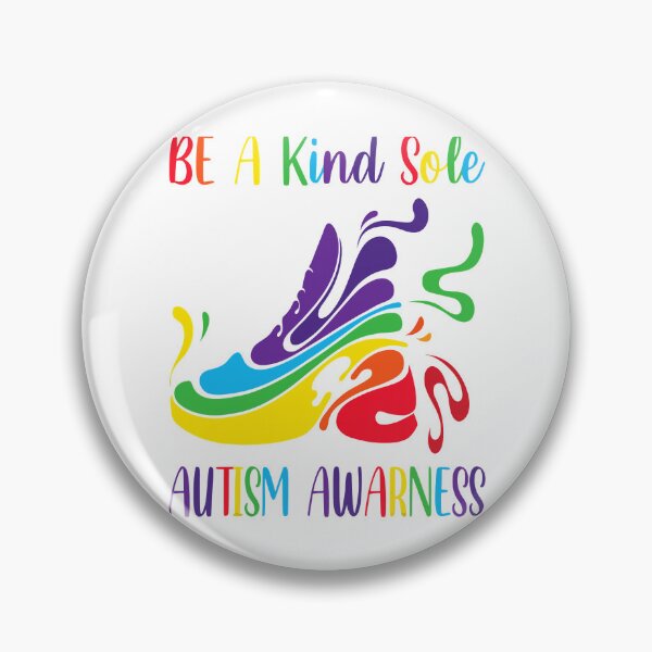 Item preview, Be A Kind Sole Autism Awareness Shoes Trendy Puzzle Colors designed and sold by caintati.