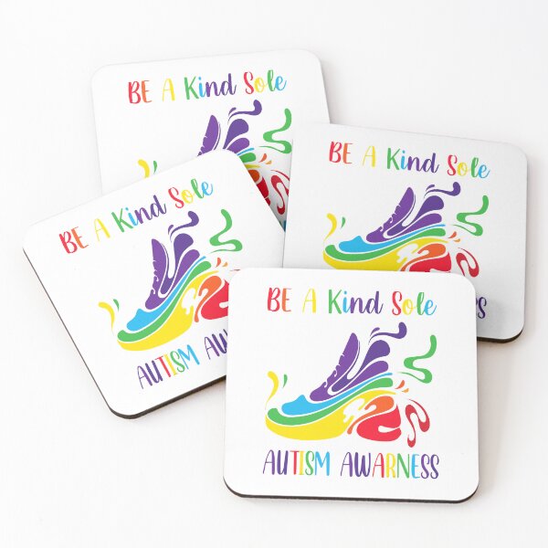 Item preview, Be A Kind Sole Autism Awareness Shoes Trendy Puzzle Colors designed and sold by caintati.