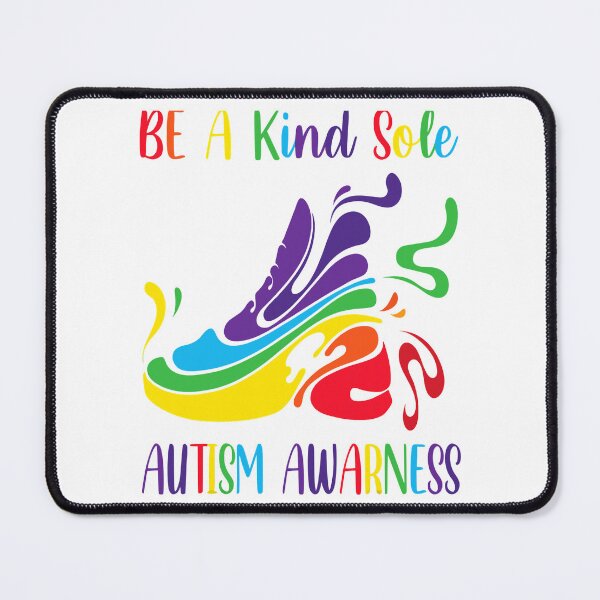 Item preview, Be A Kind Sole Autism Awareness Shoes Trendy Puzzle Colors designed and sold by caintati.