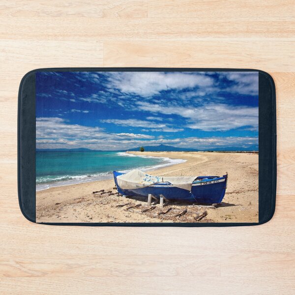 Item preview, Blue boat at Poseidi designed and sold by Hercules Milas.