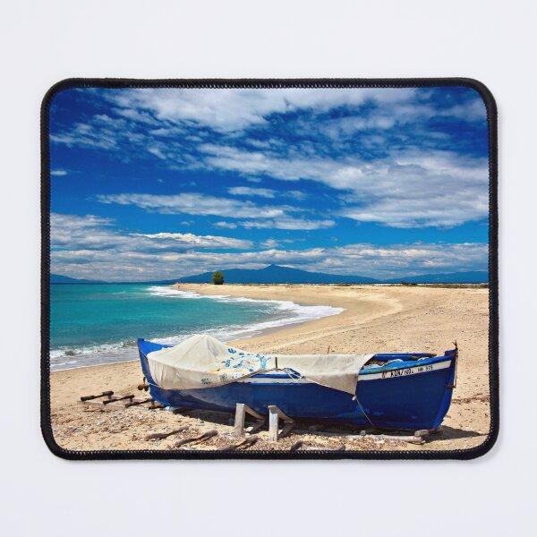 Item preview, Blue boat at Poseidi designed and sold by Hercules Milas.