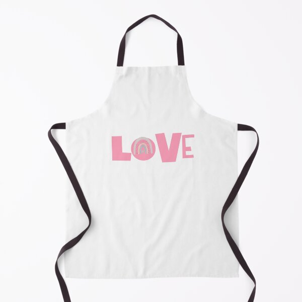 Item preview, love typography pink rainbow boho design designed and sold by happyandbubbly.