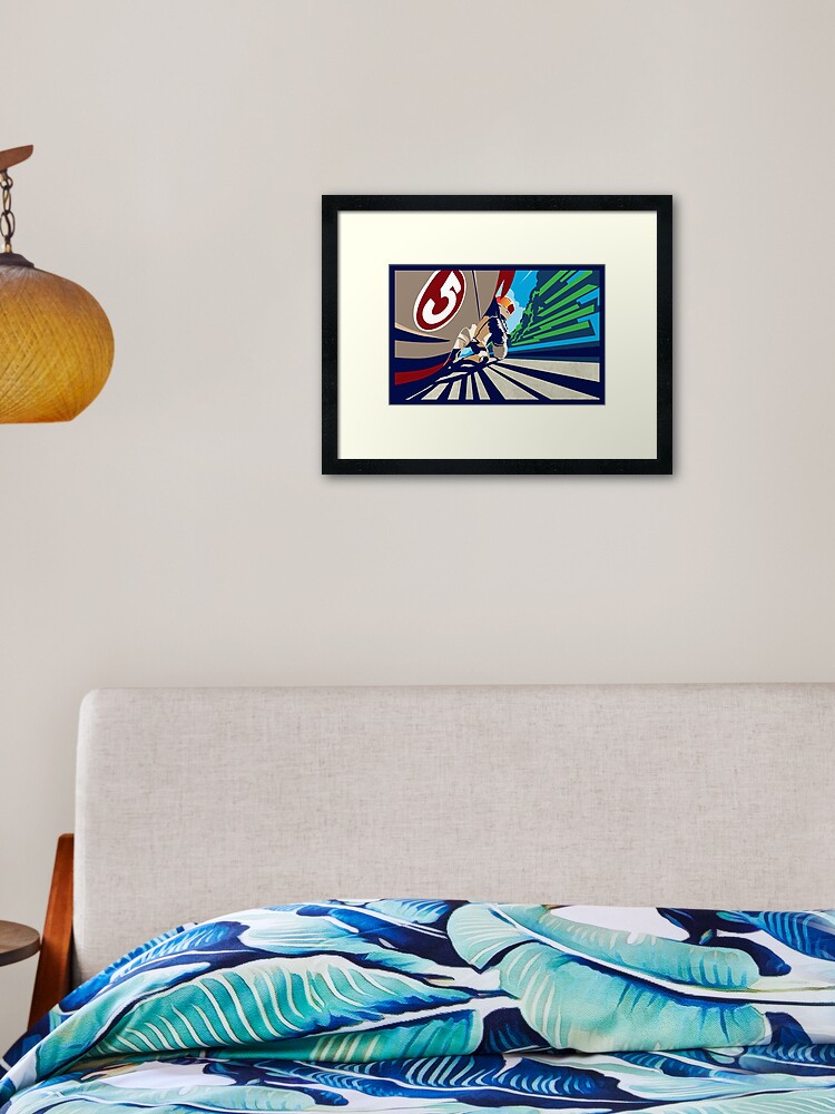 Thumbnail 1 of 7, Framed Art Print, Full Throttle designed and sold by SFDesignstudio.
