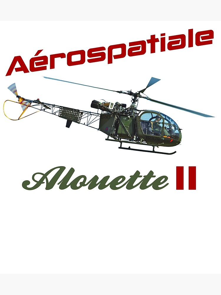 "aérospatiale alouette ii" Poster for Sale by Msikdar Redbubble