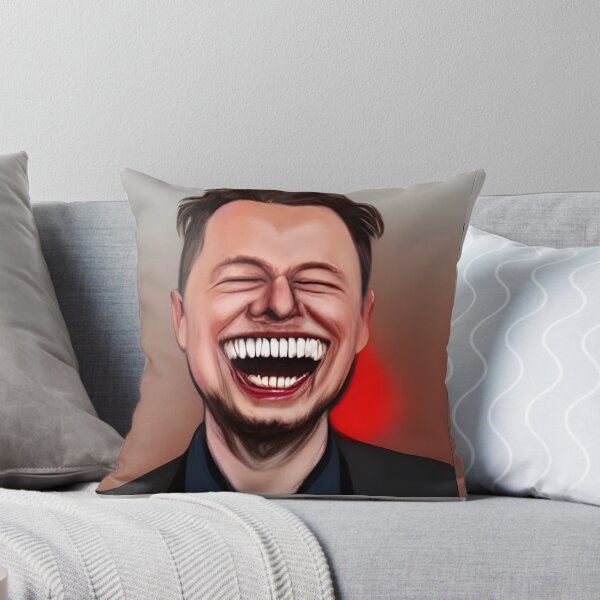 Item preview, Laughing Elon Musk designed and sold by lollipopdropper.