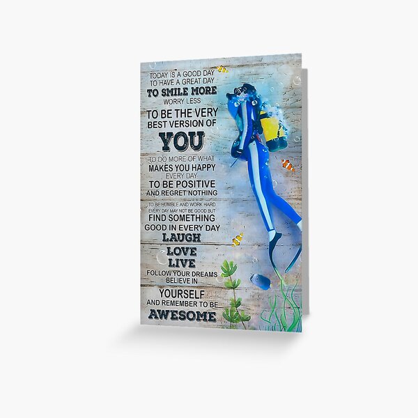 Item preview, Scuba Diving Today Is A Good Day designed and sold by SunnyBeach16.