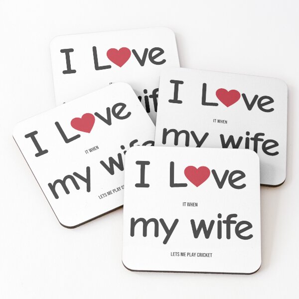 Item preview, Funny Indian Pakistani Wife Husband Quote Cricket Joke designed and sold by alltheprints.