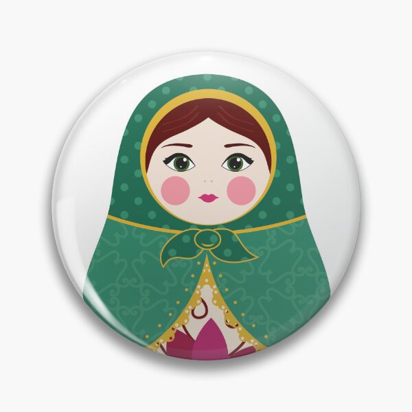 Item preview, Russian Doll Green designed and sold by StudioShine.