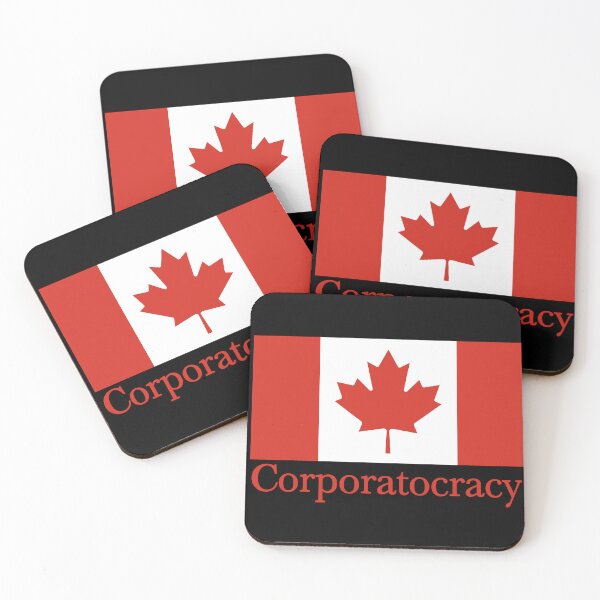 Item preview, Canada flag - Corporatocracy designed and sold by Signs for Dark Times.