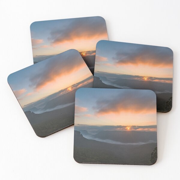 Item preview, Grose Valley Sunrise - Blue Mountains, Australia. designed and sold by Lightwave Art Photography.