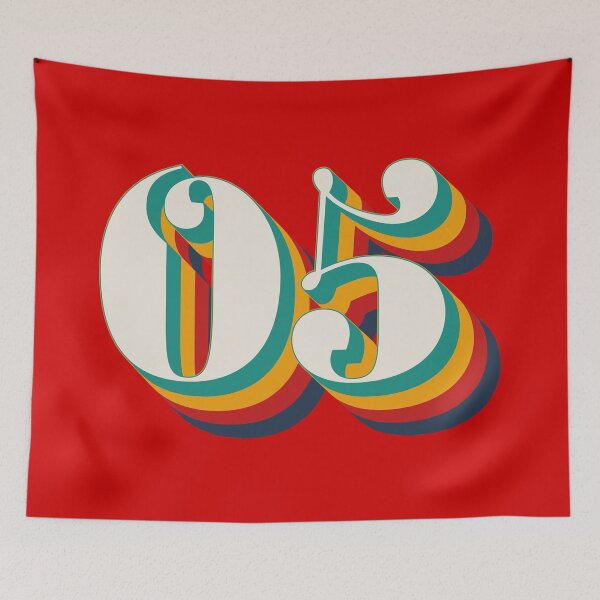 Item preview, Number 5 designed and sold by Texterns.