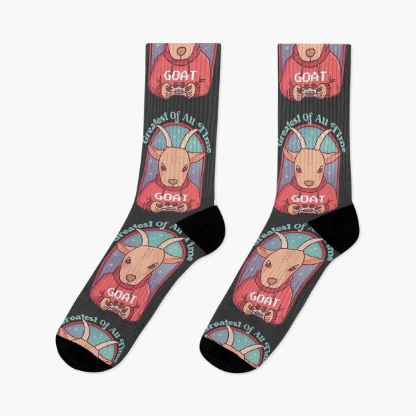 Item preview, Funny Goat Gamer Greatest Of All Time designed and sold by rustydoodle.